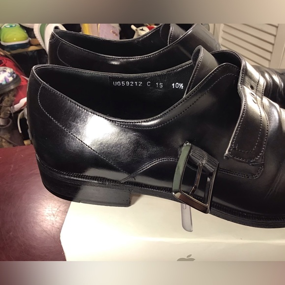 Salvatore Ferragamo Mens Size 10.5 D Black. main image 10